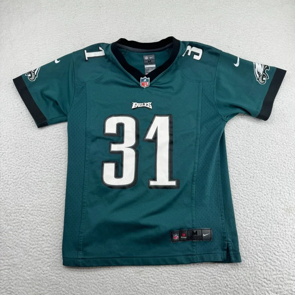 Nike On Field Philadelphia Eagles Jalen Mills #31 Jersey Youth Medium Green NFL